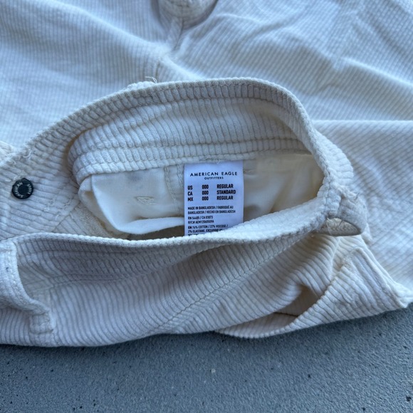 American Eagle Size 000 Women Corduroy Cargo Pants Wide Leg - Picture 4 of 10